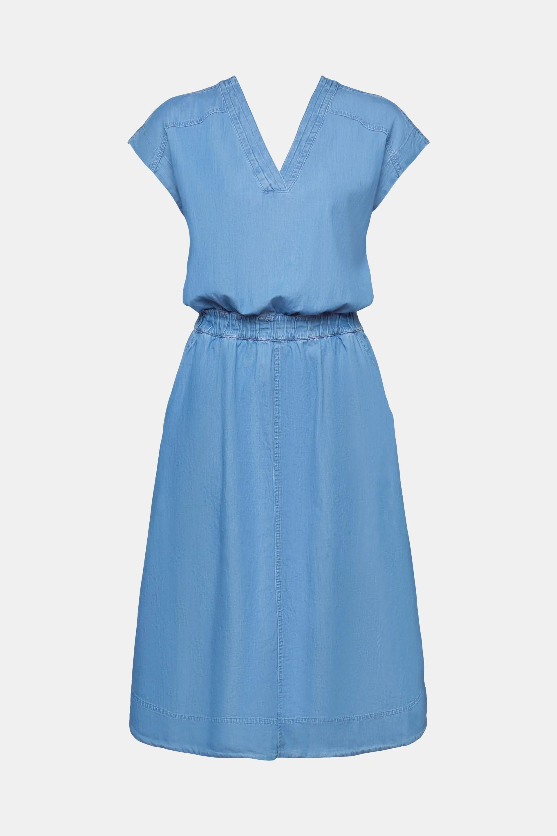 Abito in denim di cotone chambray