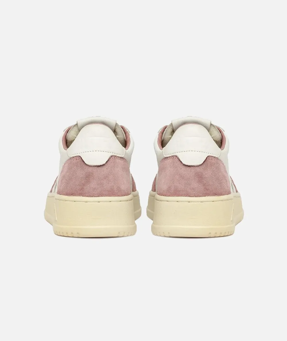 AUTRY DONNA--Medalist Low sneakers in leather and suede