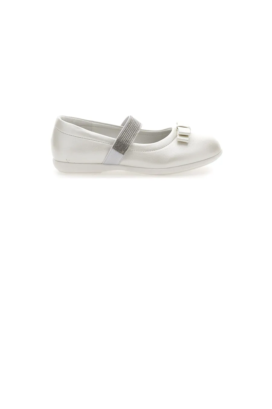 Ballerine Bianco Perlato Con Strass Energy 522