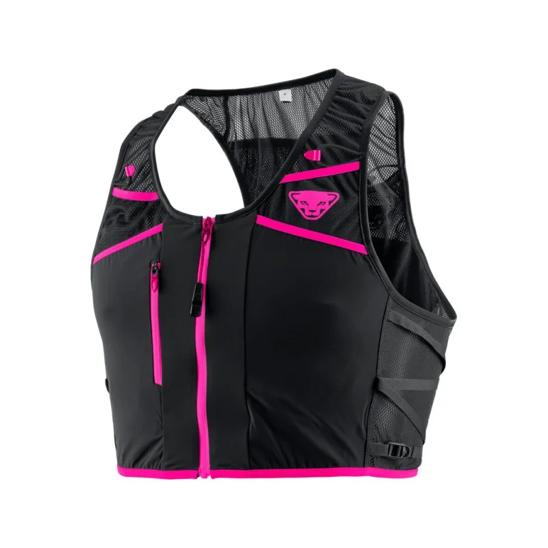 Dynafit Alpine Running U VST (Nero rosa) Gilet da trail running unisex