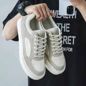 Scarpe da ginnastica da skate casual in tela moda uomo
